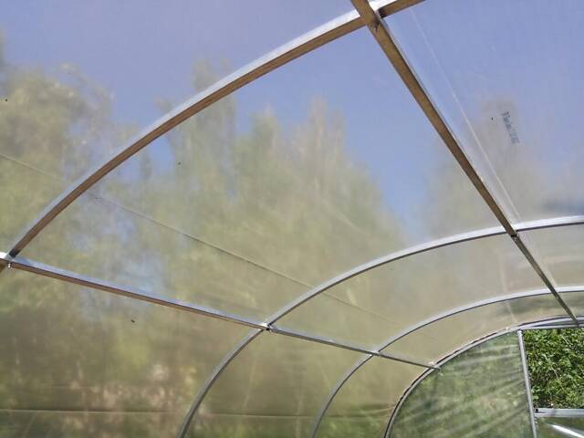 Теплиця «Титан» 3×4 з оцинкованої квадратної труби з плівкою 150 мкм RIG-TORG - Фото 2