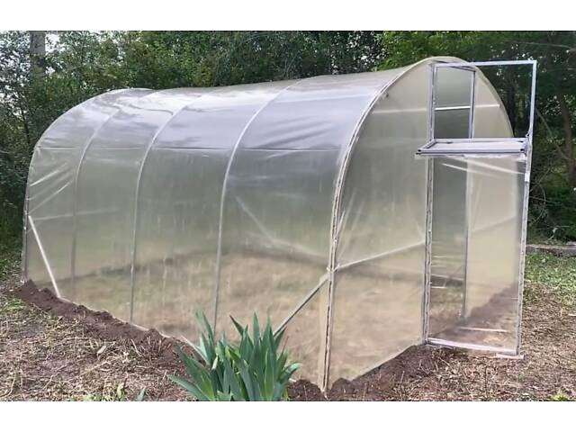Теплиця «Титан» 3×4 з оцинкованої квадратної труби з плівкою 150 мкм RIG-TORG - Фото 4