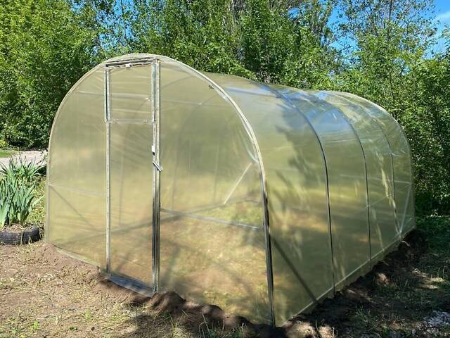 Теплиця «Титан» 3×4 з оцинкованої квадратної труби з плівкою 150 мкм RIG-TORG - Фото 8