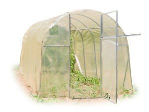 Теплиця «Веган» 2×4 з оцинкованої квадратної труби з плівкою 150 мкм RIG-TORG