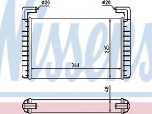 Теплообменник, отопление салона NISSENS 73371 на RENAULT TRUCKS Magnum