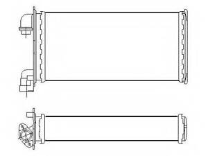 Теплообменник, отопление салона NRF 53543 на BMW 3 седан (E30)