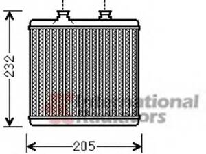 Теплообменник, отопление салона VAN WEZEL 30006472 на MERCEDES-BENZ C-CLASS T-Model (S204)
