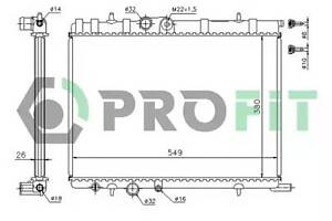 Теплообмінник на 206, 307, Berlingo, C4, C4 Picasso/Grand Picasso, Partner, Xsara