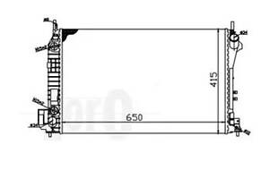 Теплообменник на 9-3, 9-3X, Croma, Mondeo, Signum, Vectra C