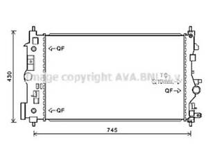 Теплообменник на Astra J, Cruze, Orlando, Zafira C