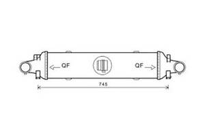 Теплообменник на C-Class, CLS-Class, E-Class, GLK-Class, SLK-Class