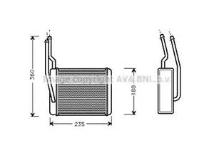 Теплообменник на Focus, Tourneo Connect, Transit Connect