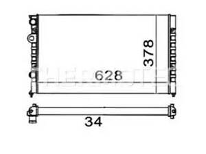Теплообменник на Arosa, Caddy, Cordoba, Golf, Ibiza, Inca, Lupo, Polo, Vento