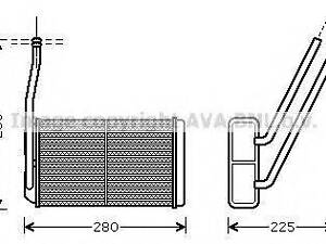 Теплообмінник, система опалення салону AVA QUALITY COOLING AU6177 на LAND ROVER FREELANDER (LN)