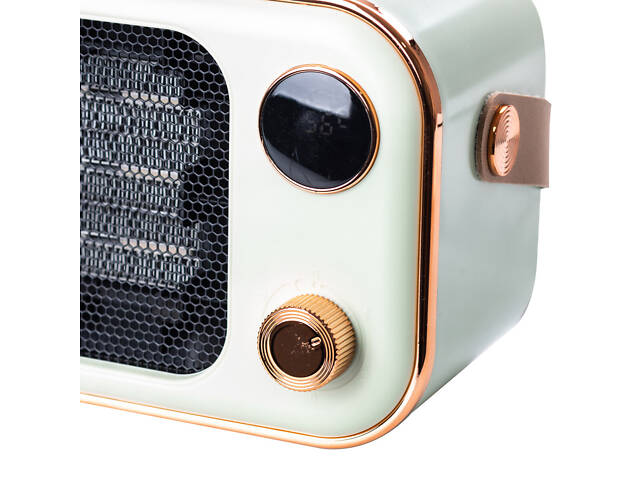 Тепловентилятор SmartX 1200W White обігрівач електричний Зелений - Фото 3