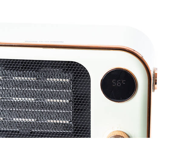 Тепловентилятор SmartX 1200W White обігрівач електричний Зелений - Фото 4