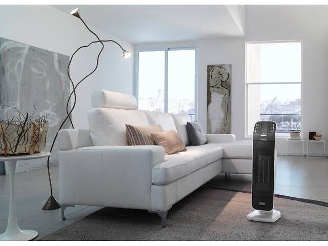 Тепловентилятор DeLonghi HFX-65-V20-WHGY 2000 Вт - Фото 2