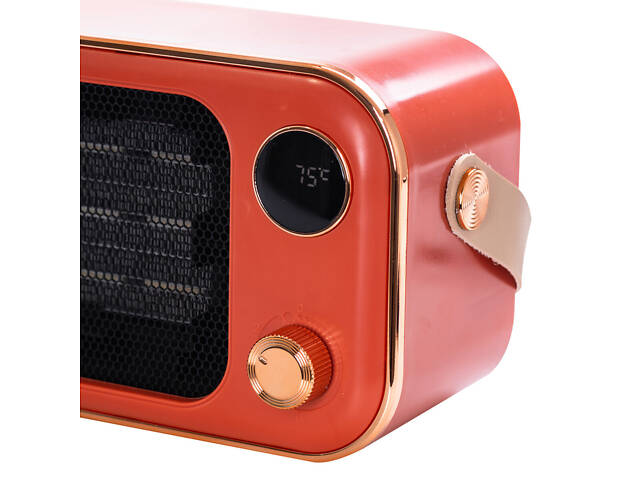 Тепловентилятор SmartX 1200W White обігрівач електричний Жовтогарячий - Фото 4