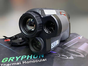 Тепловизионный монокуляр HikMicro Gryphon GH25L LRF, 25 мм, лазерный дальномер, цифровая камера, Wi-Fi