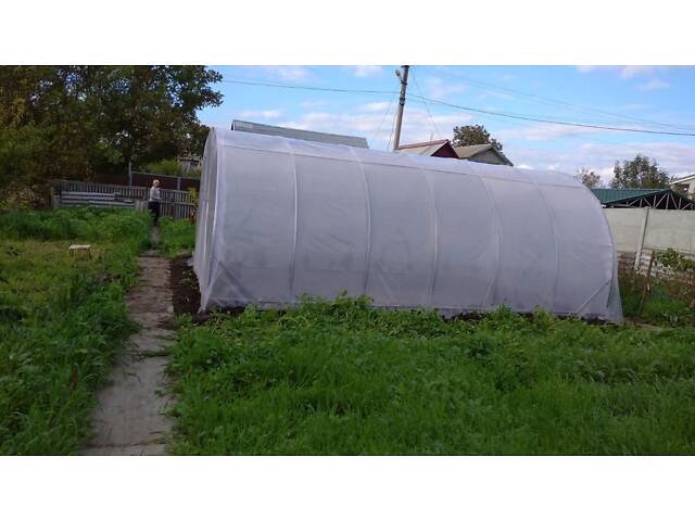 Теплиця 'Файна' 3 х 6 м, (труба оцинкована 30х20 мм.), повний комплект 'Стандарт', плівка UV-4, 100 мкм. - Фото 1