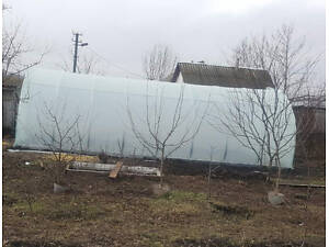 Теплиця 'Файна+' 4 х 8 м, (труба оцинкована 30х20 мм.), повний комплект 'Стандарт', плівка UV-4, 100 мкм.