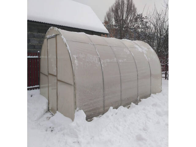 Теплиця 'Косичка' 2 х 5 м, (труба оцинкована 20х20), повний комплект 'Преміум', плівка UV-6, 150 мкм. - Фото 4