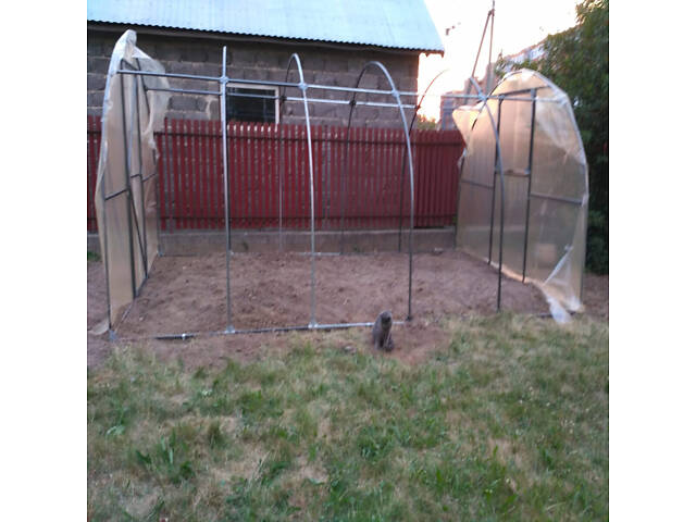Теплиця 'Косичка' 2 х 5 м, (труба оцинкована 20х20), повний комплект 'Преміум', плівка UV-6, 150 мкм. - Фото 6