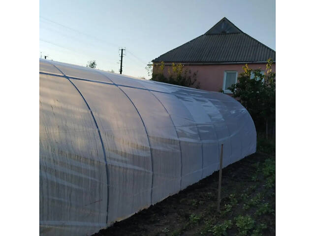 Теплиця 'Косичка' 2 х 6 м (труба оцинкована 20х20), повний комплект 'Стандарт', плівка UV-4, 120 мкм. - Фото 2