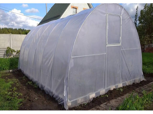 Теплиця 'Косичка' 2 х 8 м (труба оцинкована 20х20), повний комплект 'Преміум', плівка UV-4, 100 мкм. - Фото 8