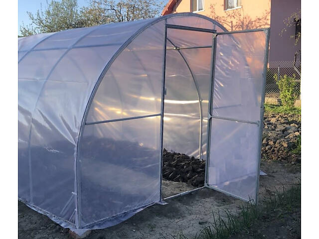 Теплиця 'Косиця' 4 х 10 м, (труба оцинкована 20х20 мм.), повний комплект 'Стандарт', плівка UV-4, 100 мкм. - Фото 6