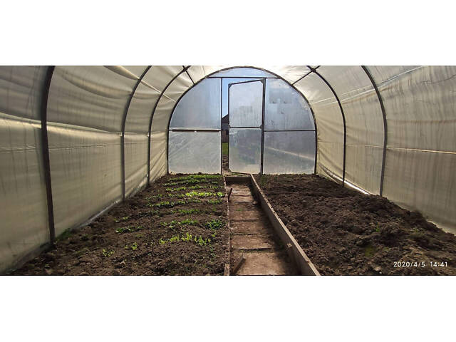 Теплиця 'Косиця' 4 х 8 м, (труба оцинкована 20х20 мм.), повний комплект 'Стандарт', плівка UV-4, 100 мкм. - Фото 8