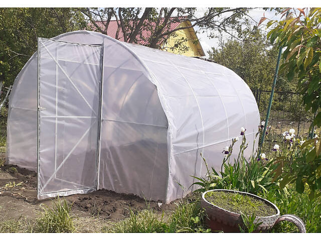 Теплиця 'Маївка' 3 х 4 м, (труба оцинкована 30х20 мм.), повний комплект 'Преміум', плівка UV-4, 100 мкм. - Фото 10