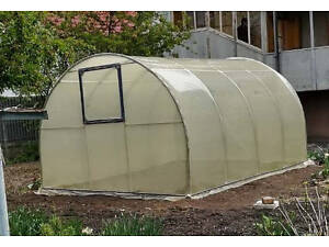 Теплиця 'Маївка' 3 х 6 м, (труба оцинкована 30х20 мм.), повний комплект 'Стандарт', плівка UV-4, 120 мкм.