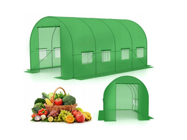 Теплиця, парник для городу та саду King Garden з вікнами 10м² 400х250х200 - Фото 2