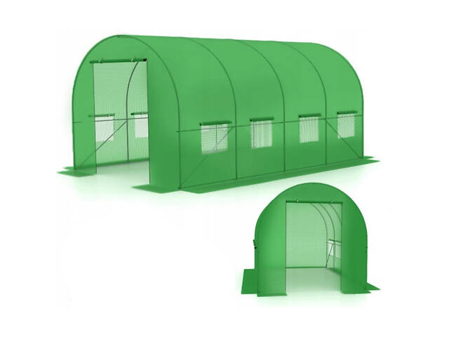 Теплиця, парник для городу та саду King Garden з вікнами 10м² 400х250х200 - Фото 3