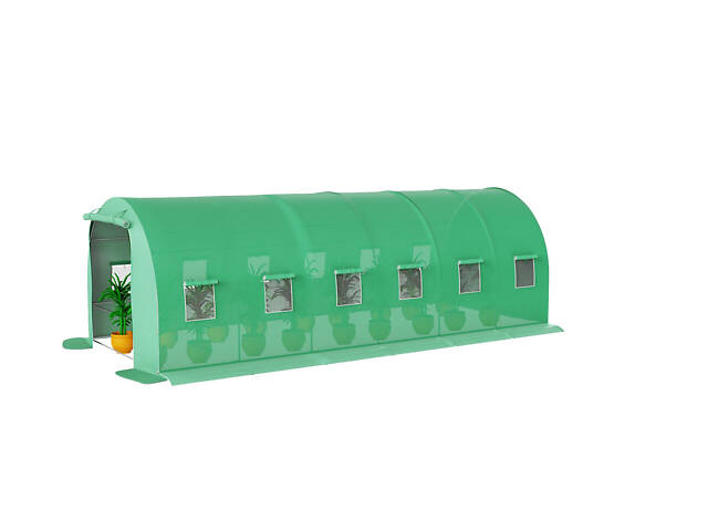 Теплица парник для огорода и сада с окнами Avko Garden 18м2 600х300х200 - Фото 1