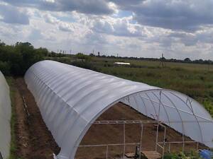 Теплиця 'Західна-8х12' 8х12х3,5м + подвійна плівка 150 мкм + зигзаг профіль