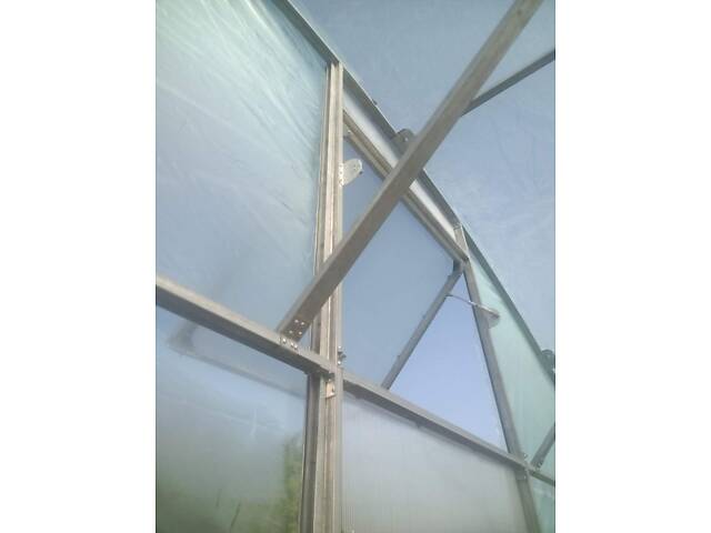 Теплиця 'Західна-8х12' 8х12х3,5м + подвійна плівка 150 мкм + зигзаг профіль - Фото 9