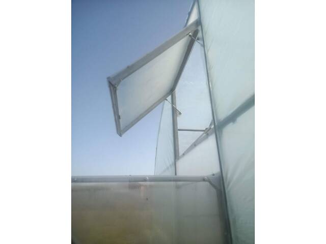 Теплиця 'Західна-8х12' 8х12х3,5м + подвійна плівка 150 мкм + зигзаг профіль - Фото 7