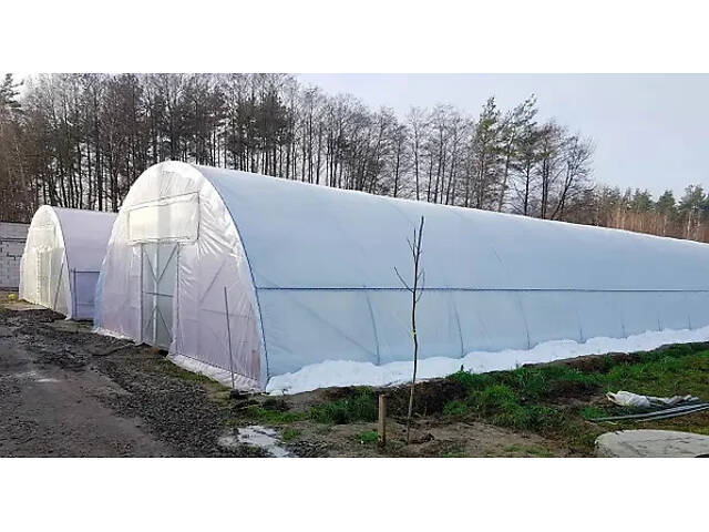 Теплиця 'Західна-8х12' 8х12х3,5м + подвійна плівка 150 мкм + зигзаг профіль - Фото 3