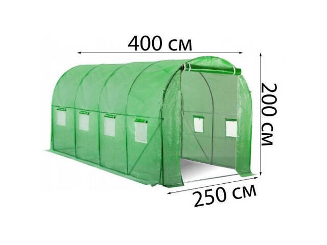Теплиця садова парник для городу з вікнами Bonro UP-10м2 - Фото 6