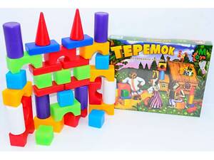 Теремок вел. 08082 (5) 'M-TOYS' 32 детали, в коробке