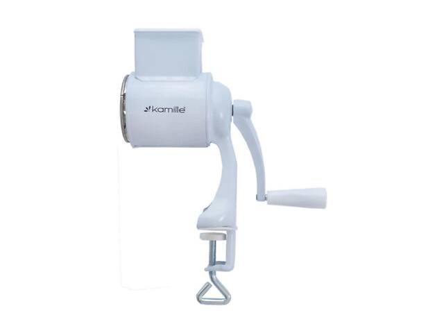 Терка механическая Kamille - белая - Фото 1