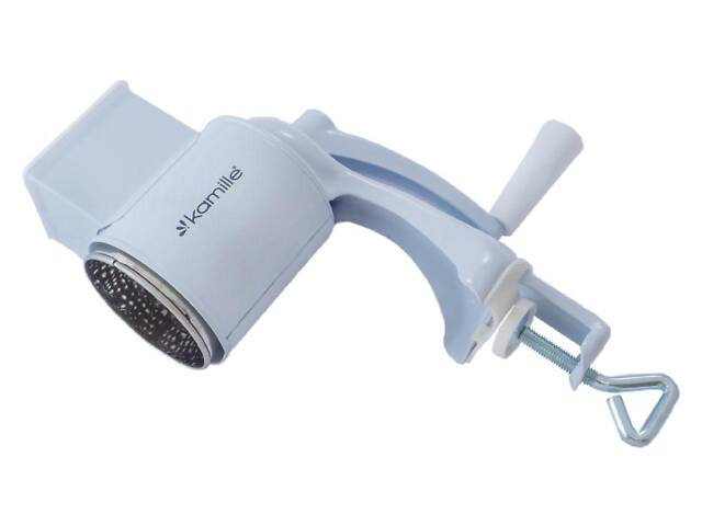 Терка механическая Kamille - белая - Фото 2