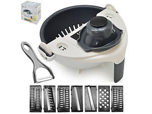 Терка-овощерезка с контейнером Stenson TL-00022 23х12 см