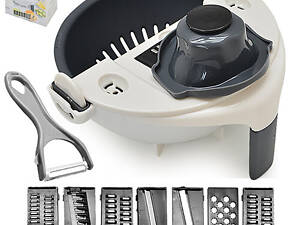 Терка-овощерезка с контейнером Stenson TL-00022 23х12 см