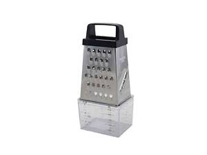 Тёрка из нержавеющей стали (4 типа лезвий) с контейнером 7205 ТМ KAMILLE