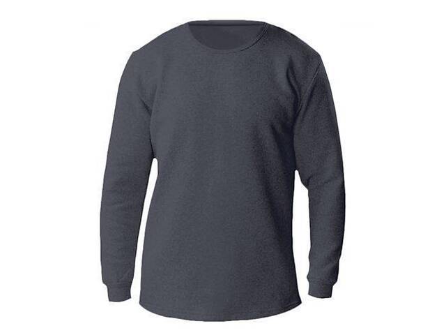 Термо-футболка мужская с длинным рукавом, темно-серый XXXL - Фото 1