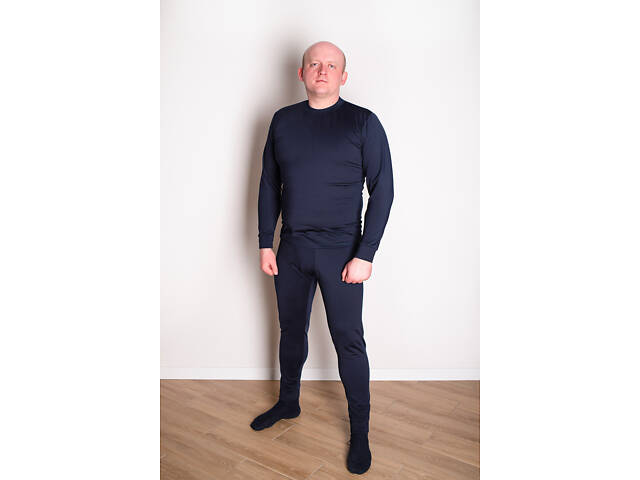 Термобілизна чоловіча мікродайвінг 48-58р синє - Фото 1