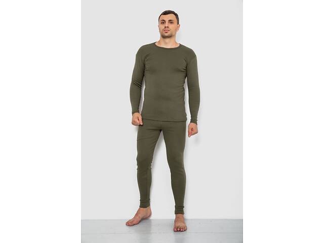 Термобелье мужское на флисе, цвет хаки, 247R003 - Фото 1