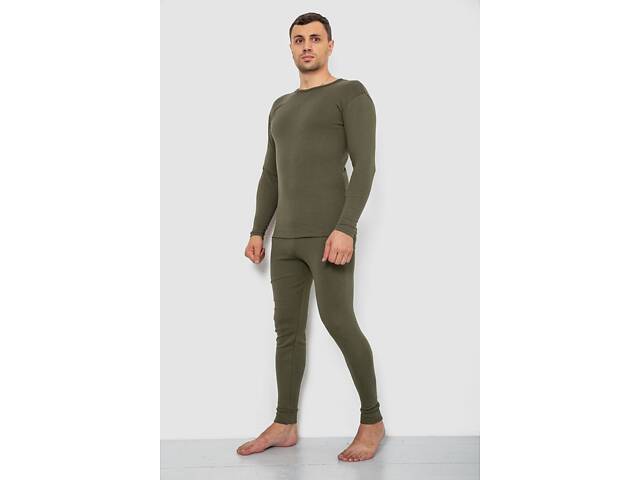 Термобелье мужское на флисе, цвет хаки, 247R003 - Фото 2