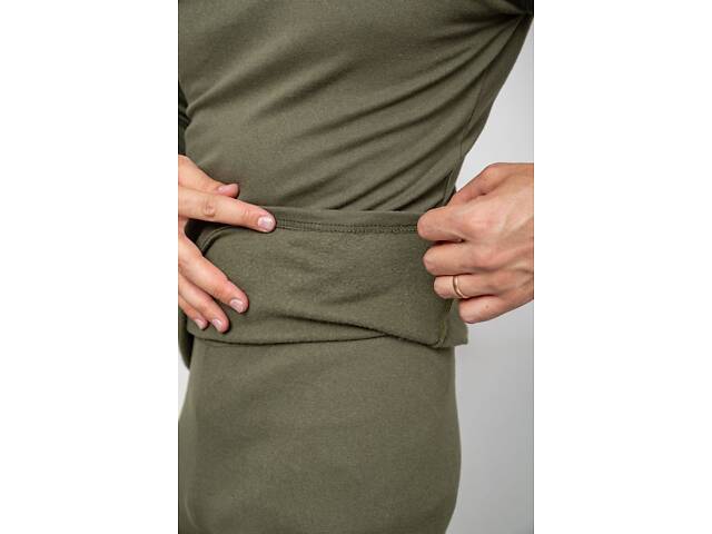 Термобелье мужское на флисе, цвет хаки, 247R003 - Фото 4