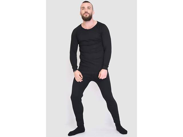 Термобелье мужское утепленное, цвет черный, 131R153108 - Фото 1