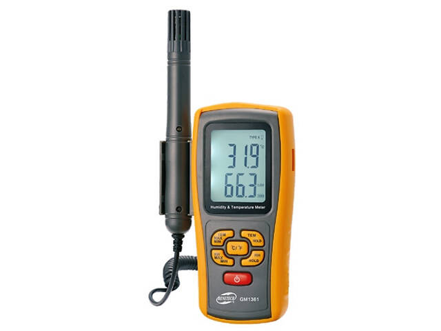 Термогігрометр електронний 0-100%, -10-50 °C BENETECH GM1361 - Фото 1